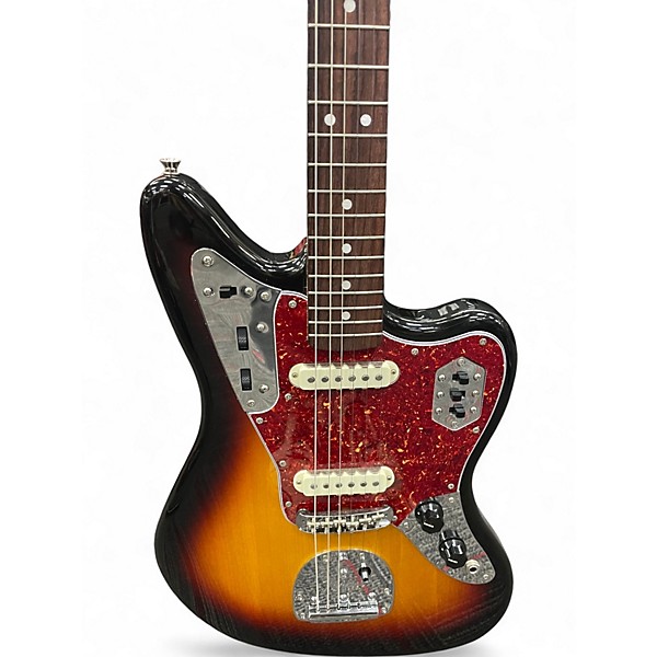 Used Fender TRADITIONAL II 60S JAGUAR Sunburst Solid Body Electric Guitar