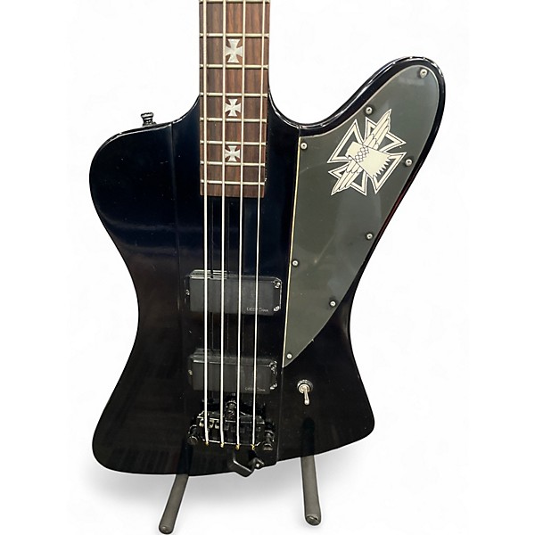Used Epiphone Nikki Sixx Signature Blackbird Black Electric Bass Guitar
