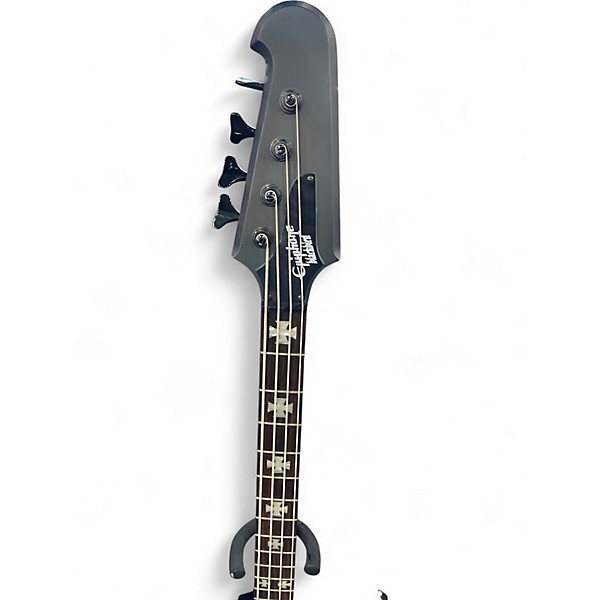 Used Epiphone Nikki Sixx Signature Blackbird Black Electric Bass Guitar