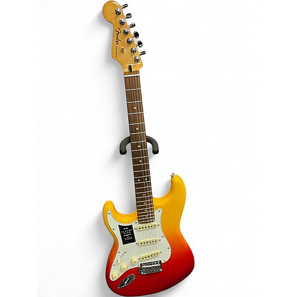 Used Fender Player Plus Stratocaster Left Handed tequila sunrise Electric Guitar