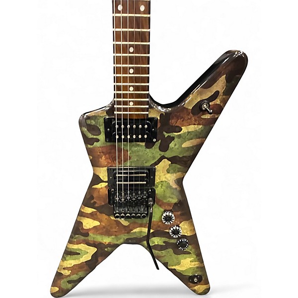 Used Dean Dimebag Dime Camo ML Camo Solid Body Electric Guitar