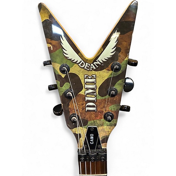 Used Dean Dimebag Dime Camo ML Camo Solid Body Electric Guitar