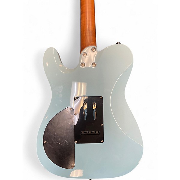 Used Harley Benton Fusion-T HH Blue Solid Body Electric Guitar