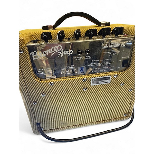 Used 1997 Fender Bronco 1x8 15W Tweed Guitar Combo Amp