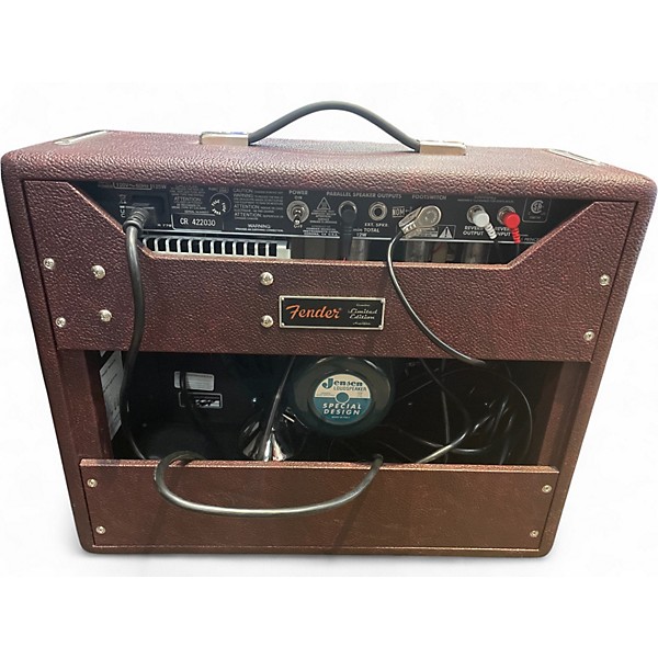 Used Fender Limited Edition '65 Princeton Bordeaux 1x12 12W Tube Guitar Combo Amp