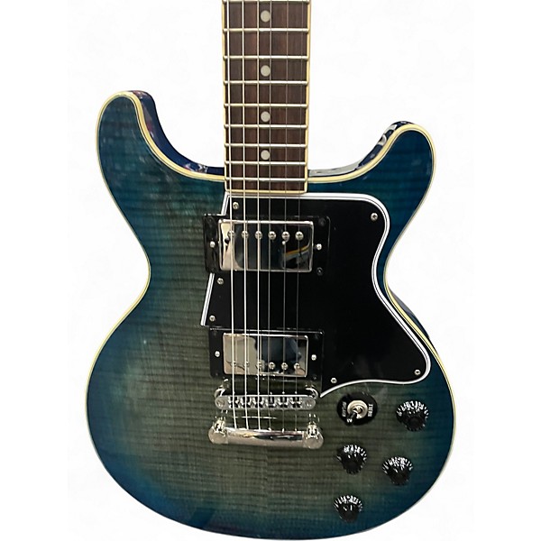 Used Epiphone Les Paul Special Double Cutaway Ocean Water Solid Body Electric Guitar