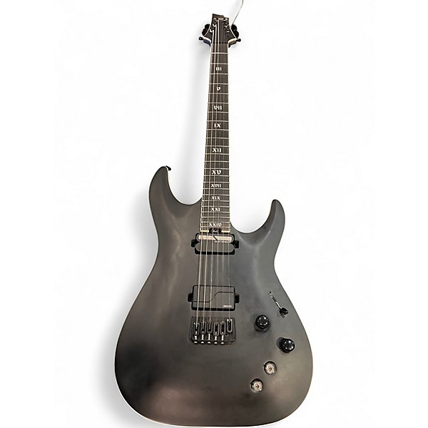 Used Schecter Guitar Research C-1 SLS EVIL TWIN MATTE BLACK Solid Body Electric Guitar