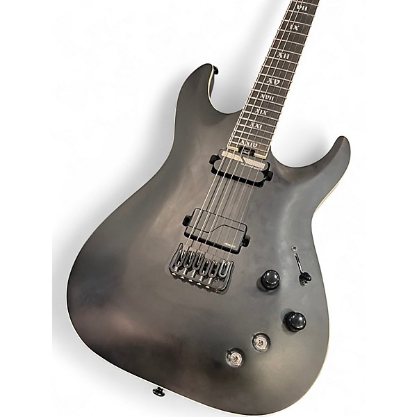 Used Schecter Guitar Research C-1 SLS EVIL TWIN MATTE BLACK Solid Body Electric Guitar