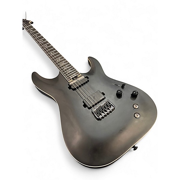 Used Schecter Guitar Research C-1 SLS EVIL TWIN MATTE BLACK Solid Body Electric Guitar