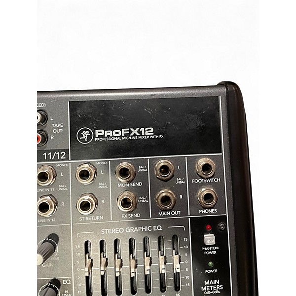 Used Mackie PROFX12 Unpowered Mixer