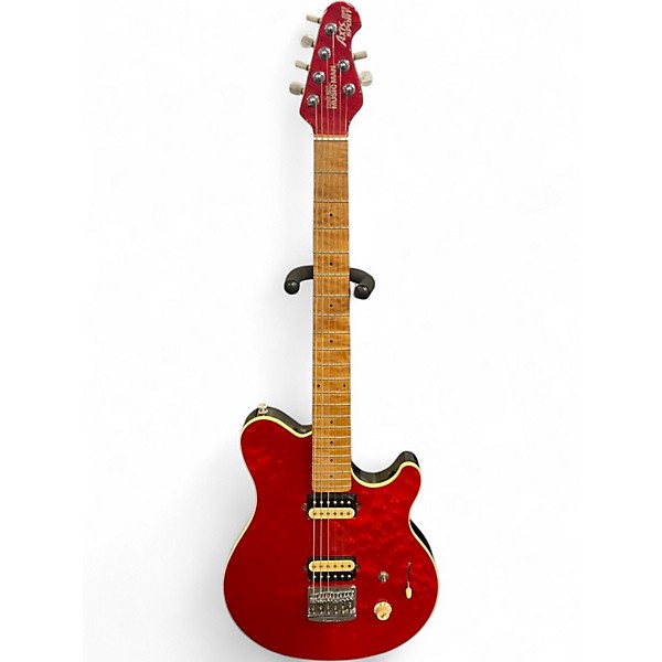 Used Ernie Ball Music Man Axis Super Sport Red Solid Body Electric Guitar