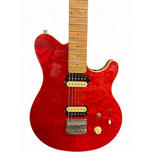 Used Ernie Ball Music Man Axis Super Sport Red Solid Body Electric Guitar