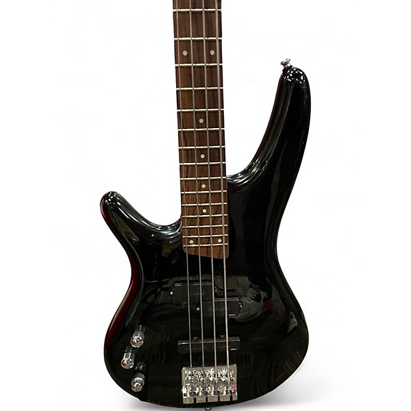 Used Ibanez SR300 Left Handed Black Electric Bass Guitar