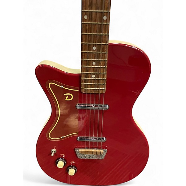 Used Danelectro U2 Red Solid Body Electric Guitar