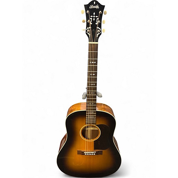 Used Blueridge BG60 Contemporary Series Slope Shoulder Dreadnought 2 Color Sunburst Acoustic Guitar