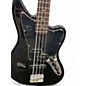 Used Squier JAGUAR BASS Black Electric Bass Guitar