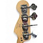 Used Squier JAGUAR BASS Black Electric Bass Guitar