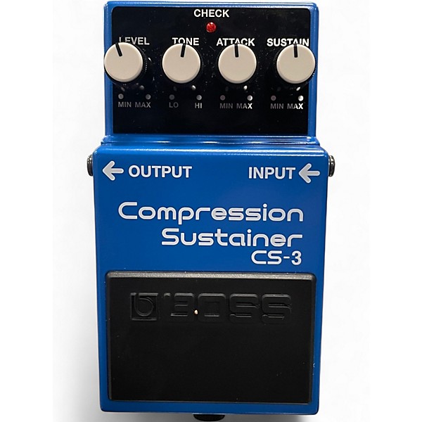 Used BOSS CS2 Compressor Sustainer Effect Pedal