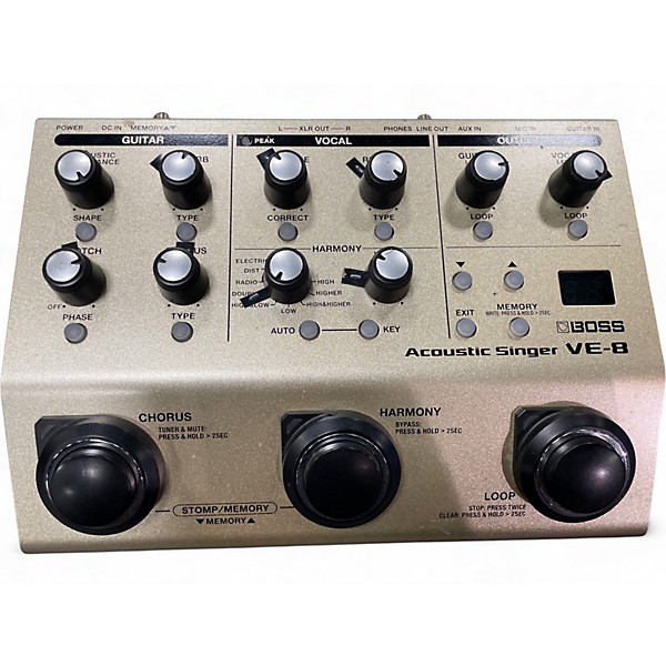 Used BOSS VE8 Acoustic Singer Effect Processor