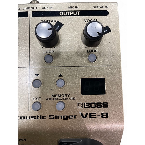 Used BOSS VE8 Acoustic Singer Effect Processor