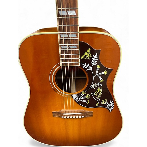 Used Gibson Hummingbird Heritage Cherry Sunburst Acoustic Electric Guitar