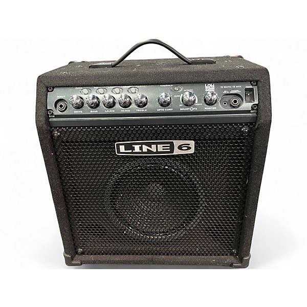 Used Line 6 LD15 Lowdown 15W 1X8 Bass Combo Amp
