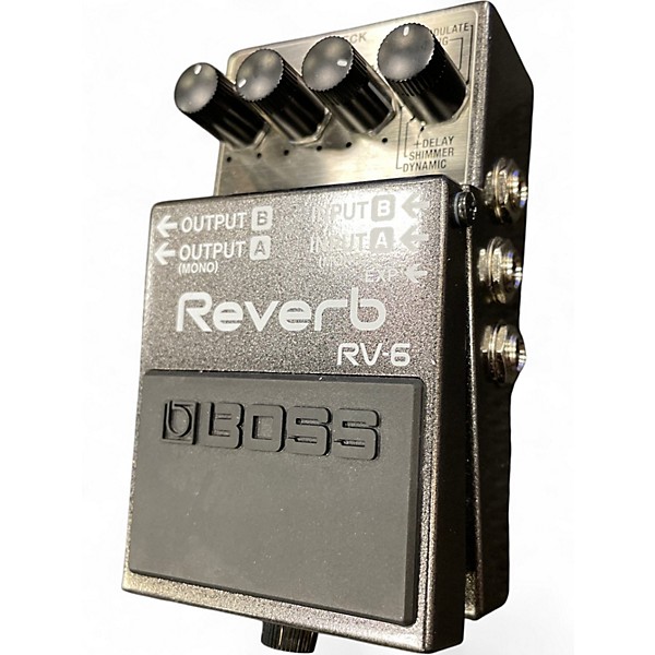 Used BOSS RV6 Digital Reverb Effect Pedal