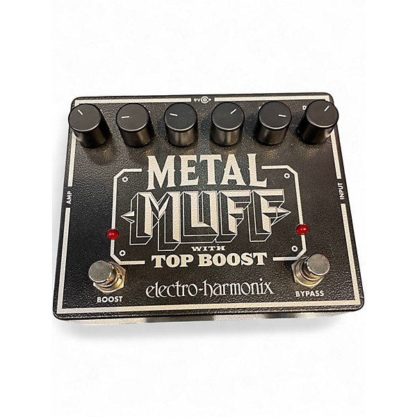 Used Electro-Harmonix Metal Muff Distortion With Top Boost Effect Pedal