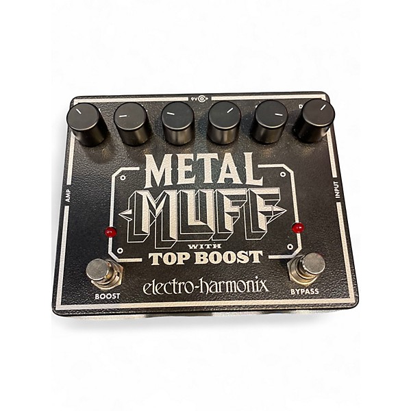 Used Electro-Harmonix Metal Muff Distortion With Top Boost Effect Pedal