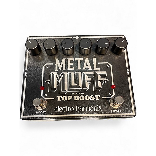 Used Electro-Harmonix Metal Muff Distortion With Top Boost Effect Pedal