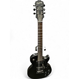 Used Epiphone Gothic Les Paul Studio Black Solid Body Electric Guitar