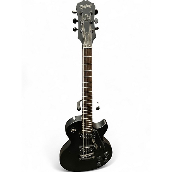 Used Epiphone Gothic Les Paul Studio Black Solid Body Electric Guitar