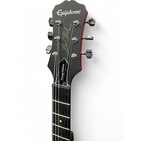 Used Epiphone Les Paul Special Vintage Edition Cherry Sunburst Solid Body Electric Guitar