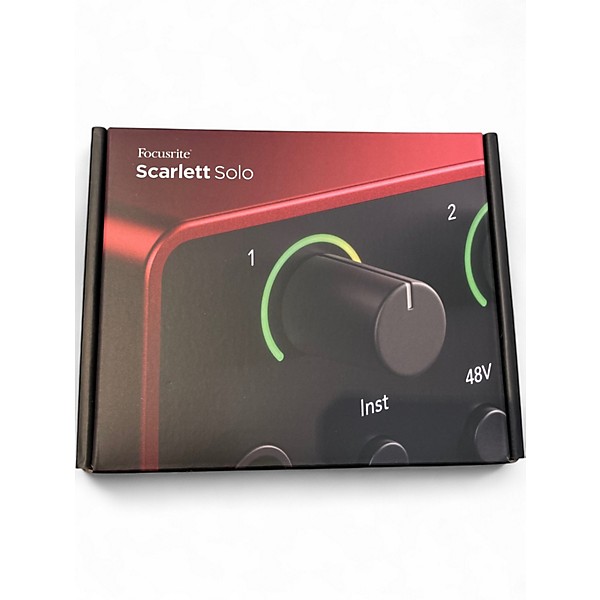 Used Focusrite SCARLETT SOLO GEN 4 Audio Interface