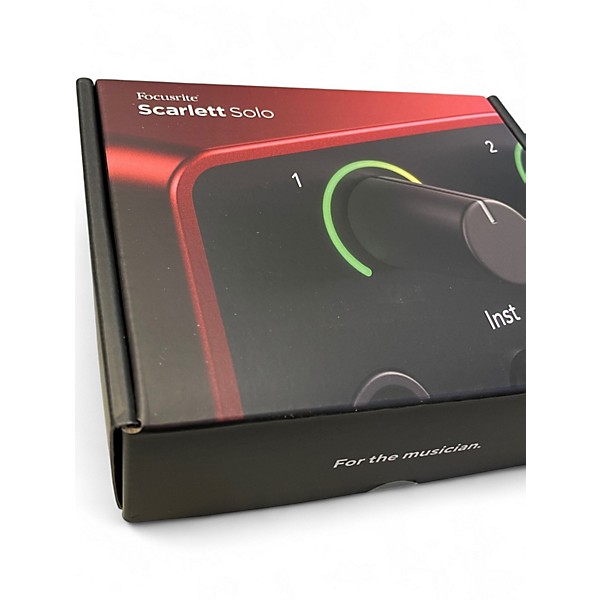 Used Focusrite SCARLETT SOLO GEN 4 Audio Interface