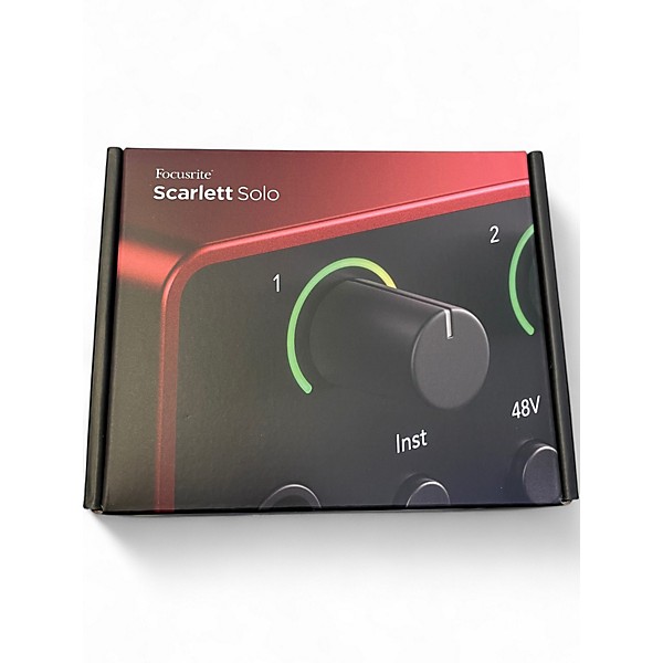 Used Focusrite SCARLETT SOLO GEN 4 Audio Interface