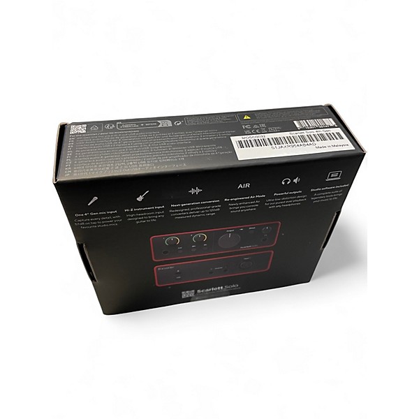 Used Focusrite SCARLETT SOLO GEN 4 Audio Interface