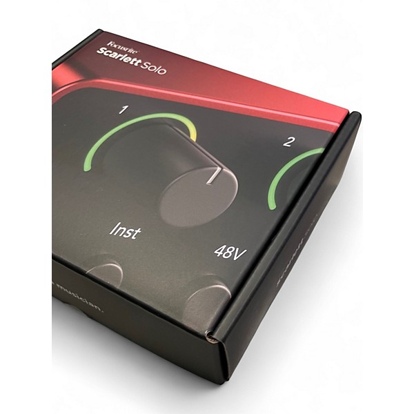 Used Focusrite SCARLETT SOLO GEN 4 Audio Interface