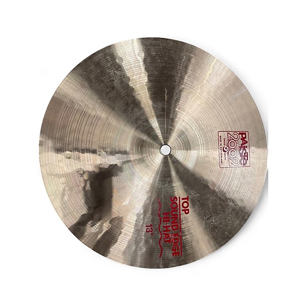 Used Paiste 13in 2002 Sound Edge Hi Hat Pair Cymbal