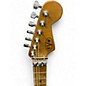 Used EVH Striped Series Frankie Red with Black and White Stripes Solid Body Electric Guitar