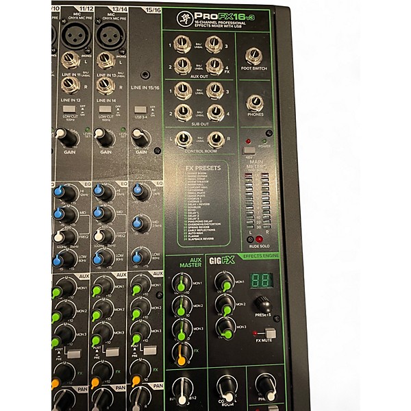 Used Mackie pro fx16 v3 Unpowered Mixer