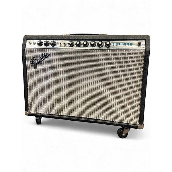 Vintage 1970s Fender DELUXE REVERB Tube Guitar Combo Amp