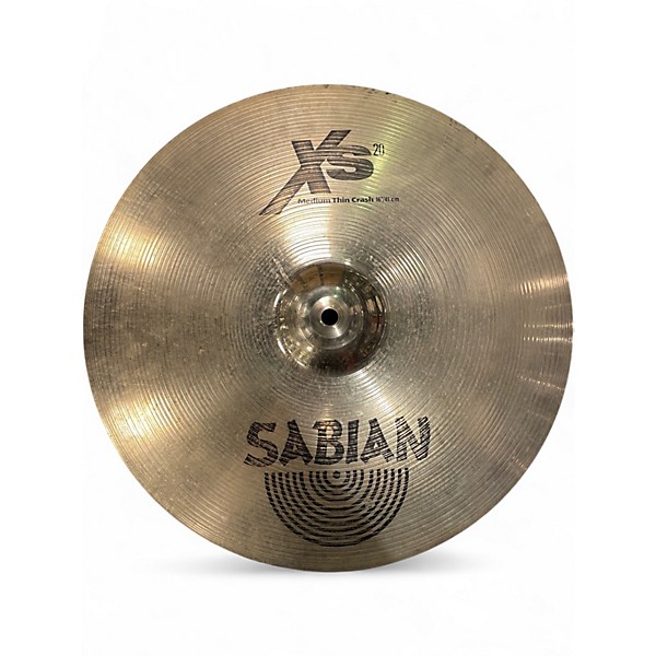 Used SABIAN 16in XS20 Medium Thin Crash Cymbal