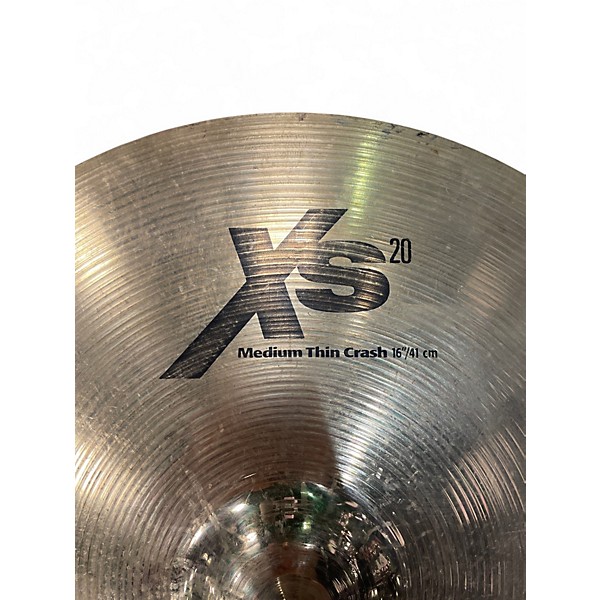 Used SABIAN 16in XS20 Medium Thin Crash Cymbal