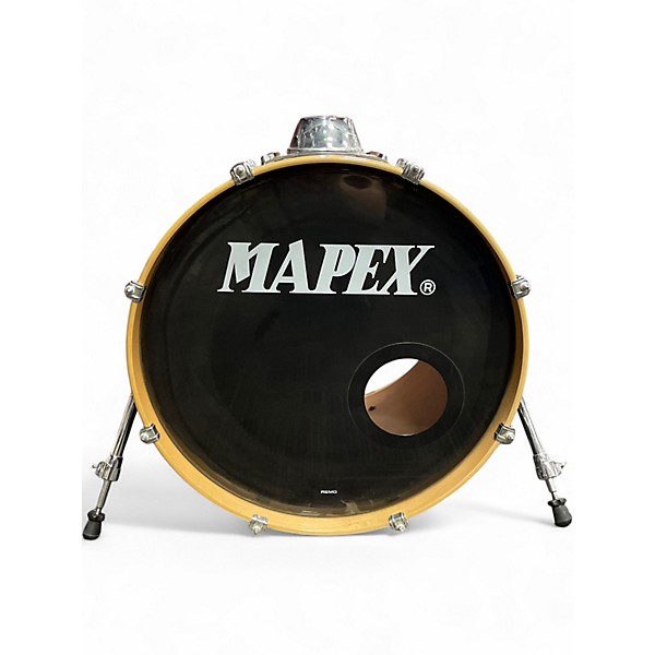 Used Mapex 6 Piece PRO M Trans Blue Drum Kit