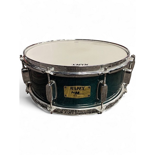 Used Mapex 6 Piece PRO M Trans Blue Drum Kit