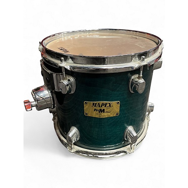 Used Mapex 6 Piece PRO M Trans Blue Drum Kit
