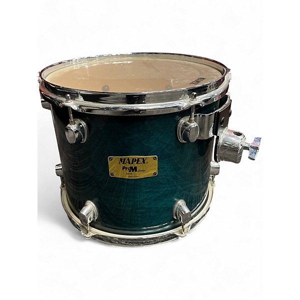 Used Mapex 6 Piece PRO M Trans Blue Drum Kit