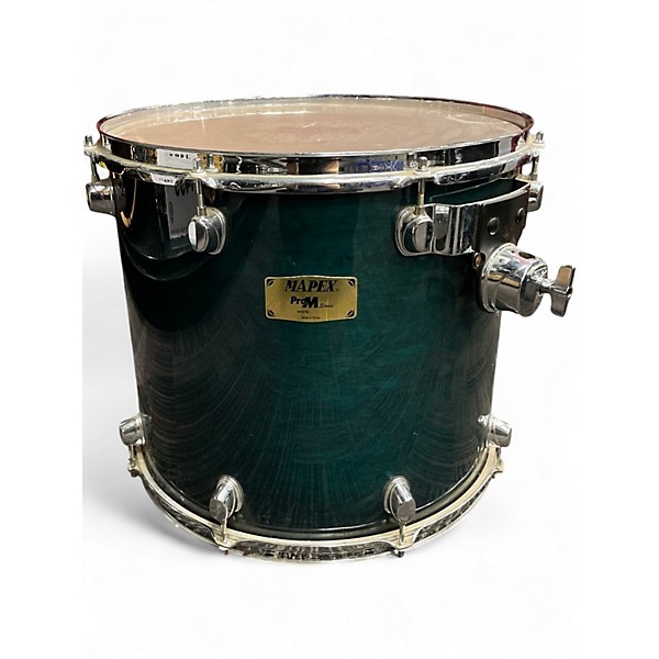 Used Mapex 6 Piece PRO M Trans Blue Drum Kit