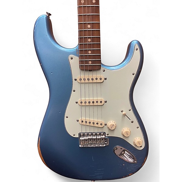 Used Fender 2021 Ventura Road Worn '60s Stratocaster Lake Placid Blue Solid Body Electric Guitar